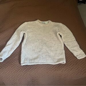Aran Crafts Ribbed Wool Sweater